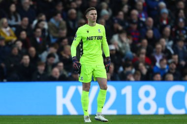 Crystal Palace 'dan Dean Henderson Premier League maçı sırasında Crystal Palace, Newcastle United' a karşı Selhurst Park, Londra, İngiltere, 30 Kasım 2024