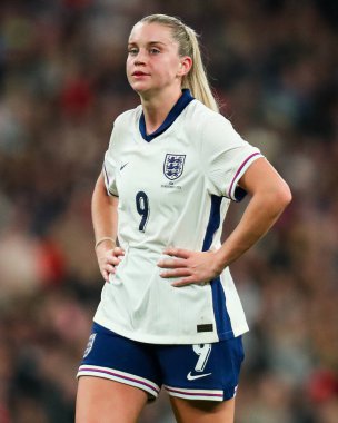 Alessia Russo of England reacts during the Women's International Friendly match England vs United States at Wembley Stadium, London, United Kingdom, 30th November 2024 clipart