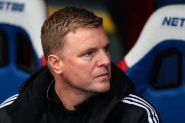 İngiltere 'nin Londra kenti Selhurst Park' ta oynanan Crystal Palace - Newcastle United Premier League maçı sırasında Newcastle United 'ın teknik direktörü Eddie Howe