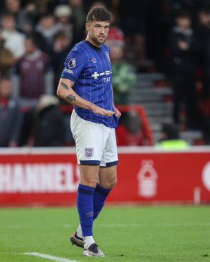 Ipswich Town 'dan Cameron Burgess Premier Lig maçı sırasında Nottingham Forest, Ipswich Town' a karşı City Ground, Nottingham, 30 Kasım 2024