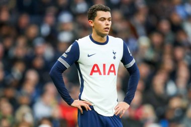 Tottenham Hotspur 'dan Brennan Johnson (golcü) Premier Lig maçında Tottenham Hotspur Fulham' a karşı Tottenham Hotspur Stadyumu, Londra, 1 Aralık 2024