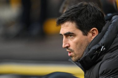 Bournemouth Andoni Iraola teknik direktörü Premier Lig maçı sırasında Wolverhampton Wanderers, Molineux, Wolverhampton, Birleşik Krallık 'ta Bournemouth' a karşı 30 Kasım 2024