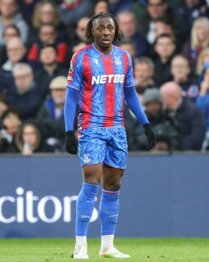 Kristal Saray 'dan Eberechi Eze Premier Lig maçı sırasında Crystal Palace, Newcastle United' a karşı Selhurst Park, Londra, İngiltere, 30 Kasım 2024