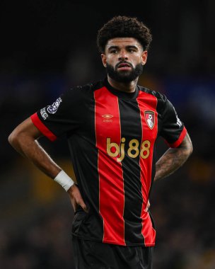 Bournemouth 'dan Philip Billing Premier League maçı sırasında Wolverhampton Wanderers, Bournemouth' a karşı Molineux, Wolverhampton, Birleşik Krallık 'ta, 30 Kasım 2024