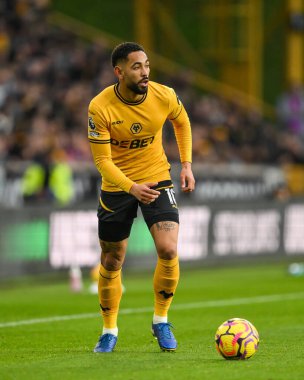 Wolverhampton Wanderers takımından Matheus Cunha, 30 Kasım 2024 'te Wolverhampton Wanderers ile Bournemouth arasında oynanan Premier League maçında