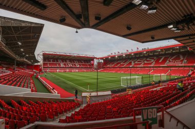 Premier Lig karşılaşması öncesinde Nottingham Forest, Ipswich Town 'a karşı City Ground, Nottingham, İngiltere' de 30 Kasım 2024