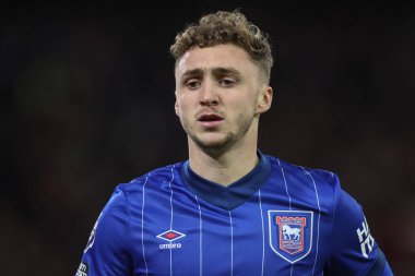 Ipswich Town 'dan Jack Taylor Premier Lig maçı sırasında Nottingham Forest, Ipswich Town' a karşı City Ground, Nottingham, İngiltere, 30 Kasım 2024