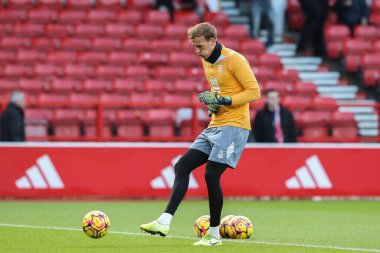 Ipswich Town 'dan Christian Walton Premier League maçında ısınma turunda Nottingham Forest, Ipswich Town' a karşı City Ground, Nottingham, İngiltere, 30 Kasım 2024