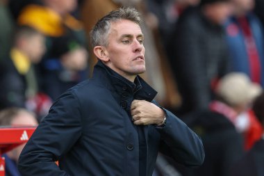 İngiltere 'nin Nottingham şehrinde oynanan Premier League maçında Kieran McKenna' nın menajeri Nottingham Forest, Ipswich Town 'a karşı 30 Kasım 202