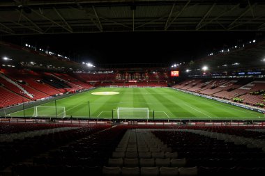 Bramall Lane 'in 29 Kasım 202' de Bramall Lane, Sheffield, İngiltere 'de oynanan ve Sheffield United ile Sunderland arasında oynanan Sky Bet Şampiyonası öncesinde genel bir görüntüsü.