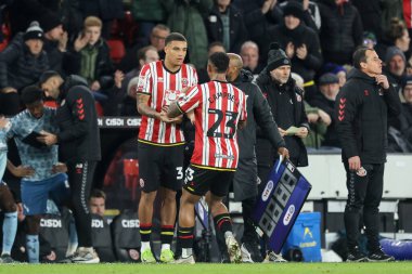 Sheffield United takımından Tyrese Campbell, Sheffield Lane, Sheffield, Birleşik Krallık 'ta 29 Kasım 2024' te oynanan Sky Bet Şampiyonası maçında Sheffield United ile Sunderland maçında Ryan On 'un yerini aldı.