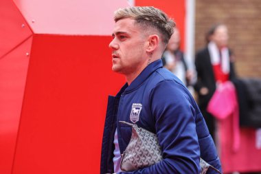 Sammie Szmodics of Ipswich Town arrives during the Premier League match Nottingham Forest vs Ipswich Town at City Ground, Nottingham, United Kingdom, 30th November 2024 clipart