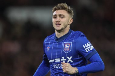Ipswich Town 'dan Jack Taylor Premier Lig maçı sırasında Nottingham Forest, Ipswich Town' a karşı City Ground, Nottingham, İngiltere, 30 Kasım 2024