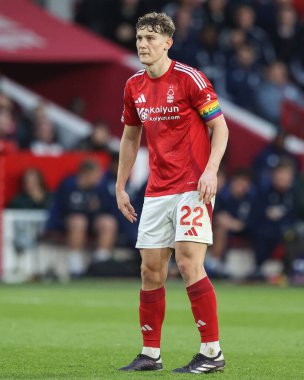 Nottingham Ormanı 'ndan Ryan Yates Premier Lig maçı sırasında Nottingham Forest, Ipswich Town' a karşı City Ground, Nottingham, 30 Kasım 2024