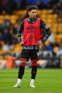 Bournemouth 'dan Evanilson Premier Lig karşılaşması öncesinde Molineux, Wolverhampton, Birleşik Krallık' ta Wolverhampton Wanderers 'a karşı 30 Kasım 2024' te oynanan maçta ısındı.