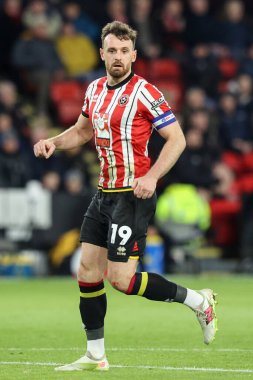 Sheffield United takımından Jack Robinson, Sheffield United 'a karşı 29 Kasım 2024' te Bramall Lane, Sheffield, İngiltere 'de oynanan maçta.