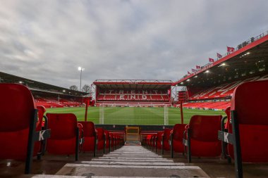 Premier Lig karşılaşması öncesinde Nottingham Forest, Ipswich Town 'a karşı City Ground, Nottingham, İngiltere' de 30 Kasım 2024