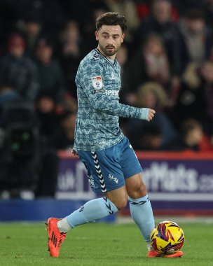 Sunderland takımından Patrick Roberts, 29 Kasım 2024 'te Sheffield United' a karşı Bramall Lane, Sheffield, İngiltere 'de oynanan Sunderland maçında