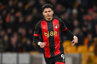 Bournemouth 'dan Evanilson Premier Lig maçı sırasında Wolverhampton Wanderers, Bournemouth' a karşı Molineux, Wolverhampton, Birleşik Krallık 'ta, 30 Kasım 2024
