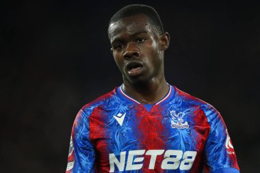 Kristal Saray 'dan Tyrick Mitchell Premier Lig maçı sırasında Crystal Palace, Newcastle United' a karşı Selhurst Park, Londra, İngiltere, 30 Kasım 2024