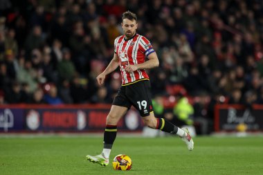 Sheffield United takımından Jack Robinson, Sheffield United 'a karşı 29 Kasım 2024' te Bramall Lane, Sheffield, İngiltere 'de oynanan maçta.