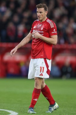 Nottingham Ormanı 'ndan Chris Wood Premier League maçı sırasında Nottingham Forest, Ipswich Town' a karşı City Ground, Nottingham, İngiltere, 30 Kasım 2024