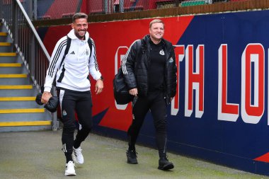 Newcastle United 'ın Eddie Howe teknik direktörü, 30 Kasım 2024 tarihinde İngiltere' deki Selhurst Park, Londra, İngiltere 'de oynanan Crystal Palace - Newcastle United maçı öncesinde geldi.