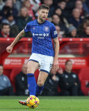 Ipswich Town 'dan Cameron Burgess Premier Lig maçı sırasında Nottingham Forest, Ipswich Town' a karşı City Ground, Nottingham, 30 Kasım 2024