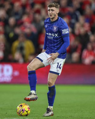 Ipswich Town 'dan Jack Taylor Premier Lig maçı sırasında Nottingham Forest, Ipswich Town' a karşı City Ground, Nottingham, İngiltere, 30 Kasım 2024