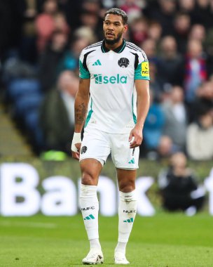 Newcastle United 'dan Joelinton Premier League maçı sırasında Crystal Palace, Newcastle United' a karşı Selhurst Park, Londra, İngiltere, 30 Kasım 2024