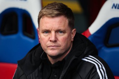 İngiltere 'nin Londra kenti Selhurst Park' ta oynanan Crystal Palace - Newcastle United Premier League maçı sırasında Newcastle United 'ın teknik direktörü Eddie Howe