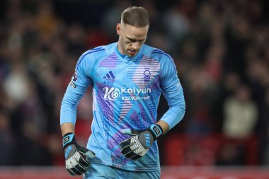 Nottingham Ormanı 'ndan Matz Sels Premier League maçı sırasında Nottingham Forest, Ipswich Town' a karşı City Ground, Nottingham, 30 Kasım 2024