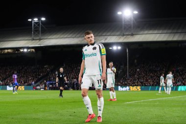 Newcastle United takımından Harvey Barnes, 30 Kasım 2024 'te İngiltere' nin Selhurst Park kentinde oynanan Crystal Palace - Newcastle United maçında...