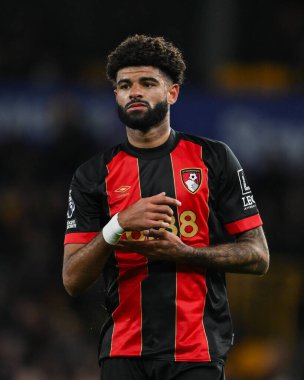 Bournemouth 'dan Philip Billing Premier League maçı sırasında Wolverhampton Wanderers, Bournemouth' a karşı Molineux, Wolverhampton, Birleşik Krallık 'ta, 30 Kasım 2024