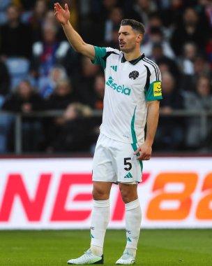 Newcastle United 'dan Fabian Schr Premier League maçı sırasında Crystal Palace, Newcastle United' a karşı Selhurst Park, Londra, İngiltere, 30 Kasım 2024