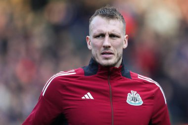 Newcastle United takımından Dan Burn 30 Kasım 2024 'te İngiltere' nin Selhurst Park kentinde oynanan Crystal Palace - Newcastle United maçı sırasında