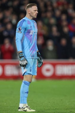 Nottingham Ormanı 'ndan Matz Sels Premier League maçı sırasında Nottingham Forest, Ipswich Town' a karşı City Ground, Nottingham, 30 Kasım 2024