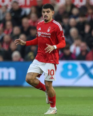 Nottingham Ormanı 'ndan Morgan Gibbs-White Premier League maçı sırasında Nottingham Forest, Ipswich Town' a karşı City Ground, Nottingham, 30 Kasım 2024