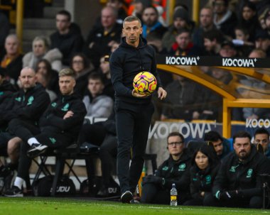 Wolverhampton Wanderers 'ın Gary O' Neil Menajeri Premier League maçında Wolverhampton Wanderers, Bournemouth 'a karşı Molineux, Wolverhampton, Birleşik Krallık, 30 Kasım 2024