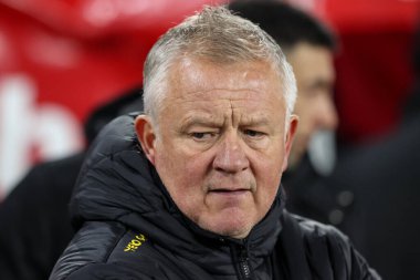 Sheffield United 'ın Chris Wilder teknik direktörü, 29 Kasım 2024' te Sheffield United 'a karşı Bramall Lane, Sheffield, İngiltere' de oynanan Sky Bet Şampiyonası maçında izlemektedir.