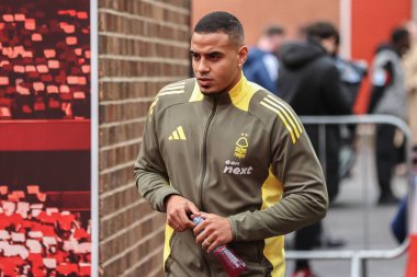 Murillo Santiago of Nottingham Forest arrives during the Premier League match Nottingham Forest vs Ipswich Town at City Ground, Nottingham, United Kingdom, 30th November 2024 clipart