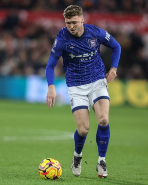 Ipswich Town 'dan Jack Taylor Premier Lig maçı sırasında Nottingham Forest, Ipswich Town' a karşı City Ground, Nottingham, İngiltere, 30 Kasım 2024