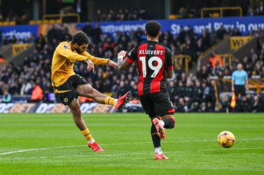 Wolverhampton Wanderers takımından Rayan At-Nouri, 30 Kasım 2024 'te İngiltere' nin Molineux kentinde oynanan Premier League maçında Wolverhampton Wanderers 'a karşı Bournemouth maçında gol attı.