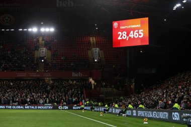 29 Kasım 2024 'te İngiltere, Sheffield Lane' de Sheffield United ile Sunderland arasındaki Sky Bet Şampiyonası 'nda 28,465 seyirci bulunuyor.