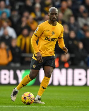 Wolverhampton Wanderers 'dan Toti Gomes, 30 Kasım 2024 tarihinde İngiltere' nin Wolverhampton kentinde oynanan Premier League maçında Wolverhampton Wanderers, Bournemouth 'a karşı.