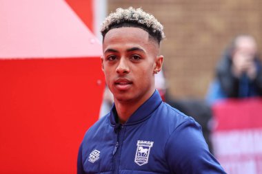Ipswich Town 'dan Omari Hutchinson, 30 Kasım 2024' te İngiltere 'nin Nottingham şehrinde oynanan Premier Lig maçı sırasında Nottingham Ormanı' na karşı Ipswich Town 'a geldi.