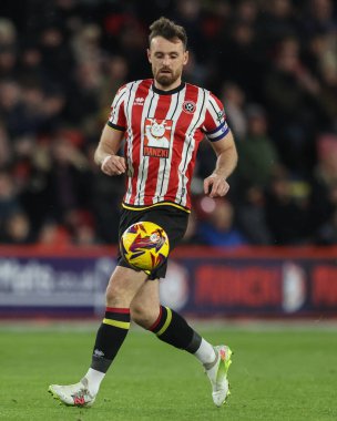 Sheffield United takımından Jack Robinson, Sheffield United 'a karşı 29 Kasım 2024' te Bramall Lane, Sheffield, İngiltere 'de oynanan maçta.