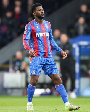 Kristal Saray 'dan Jefferson Lerma Premier Lig maçı sırasında Crystal Palace, Newcastle United' a karşı Selhurst Park, Londra, İngiltere, 30 Kasım 2024