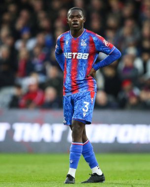 Kristal Saray 'dan Tyrick Mitchell Premier Lig maçı sırasında Crystal Palace, Newcastle United' a karşı Selhurst Park, Londra, İngiltere, 30 Kasım 2024