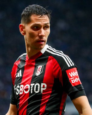 Fulham takımından Sasa Lukiç, Tottenham Hotspur 'a karşı Tottenham Hotspur Stadyumu, Londra, 1 Aralık 2024' te oynanan Premier League karşılaşmasında görev başında.